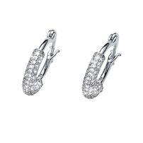 Женские серьги с цирконием Weber Loop