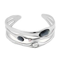 Серебряные серьги женские с кристаллами Сваровски UNOde50 Sunshine, изображение 5