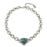 Серебряное ожерелье с кристаллом Сваровски UNOde50 Ser Camaleonica