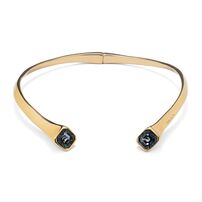 Золотое ожерелье с кристаллами Сваровски UnoDe50 Ser Sin Complejos