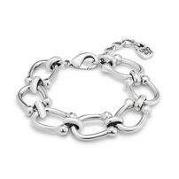 Серебряный браслет женский с крупными звеньями UNOde50 Serotonin