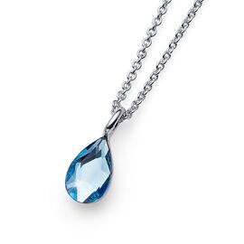 Колье женское с камнем Сваровски Oliver Weber Goccina Aqua