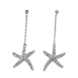 Серьги длинные с камнями Сваровски Oliver Weber Starfish