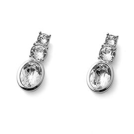 Серьги женские с камнями Сваровски Oliver Weber Company