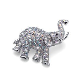 Брошь с кристаллами Сваровски Слон Oliver Weber Elephant