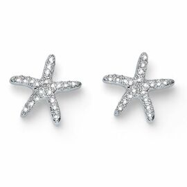 Серьги женские с кристаллами Сваровски Oliver Weber Starfish