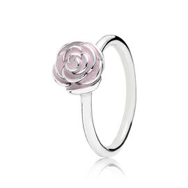 Серебряное кольцо женское Цветок розы Pandora