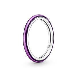 Серебряное кольцо женское Pandora ME Shocking Purple, Размер (мм): 15