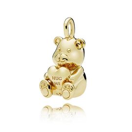 Золотая подвеска Pandora Shine Hug Me