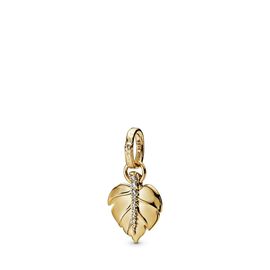 Золотая подвеска с фианитами Pandora Shine