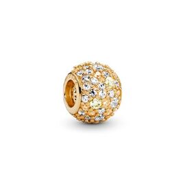 Золотая подвеска с фианитами Pandora Shine Moments