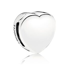Серебряный шарм для браслета Сердце Pandora Reflexion