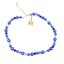 Золотое колье чокер из жемчуга Pertegaz Blue
