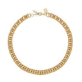 Золотое колье цепь женское Pertegaz Gold