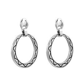 Серебряные серьги длинные Ciclon Anochecer
