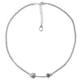 Серебряное колье с муранским стеклом Ciclon Deseos