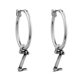 Серебряные серьги кольца Ciclon Fletters Z