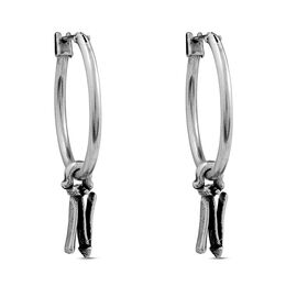 Серебряные серьги кольца Ciclon Fletters N