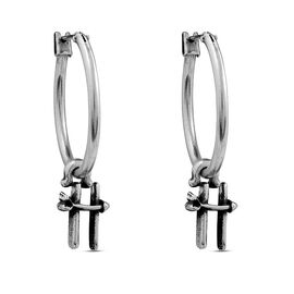 Серебряные серьги кольца Ciclon Fletters H
