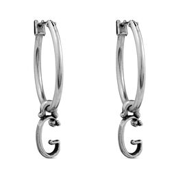 Серебряные серьги кольца Ciclon Fletters G