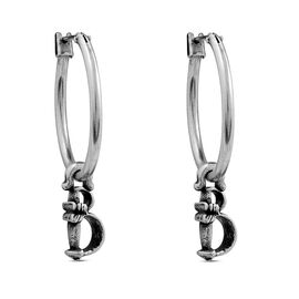 Серебряные серьги кольца Ciclon Fletters B