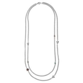 Серебряное колье с муранским стеклом Ciclon Margarita