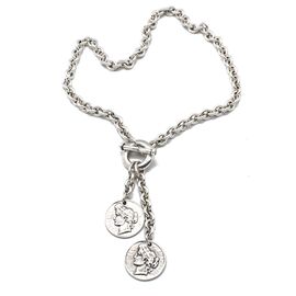 Серебряное колье женское с подвесками Ciclon Collar France