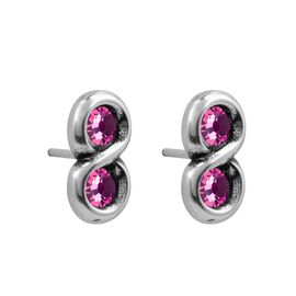 Серебряные серьги гвоздики Ciclon Por Siempre