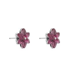 Серебряные серьги гвоздики Ciclon Flora