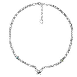 Серебряное колье с муранским стеклом Ciclon Papillon