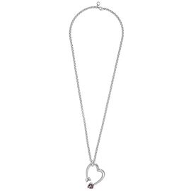 Серебряное колье женское с сердечком Ciclon Cuore, Размер (мм): 800