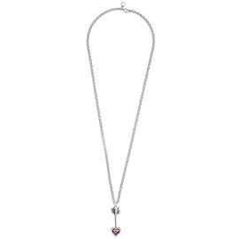 Серебряное колье с сердцем Ciclon Flechada
