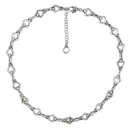 Серебряное колье с муранским стеклом Ciclon Amorios