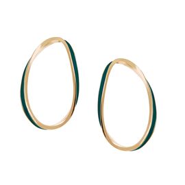 Золотые серьги женские Pertegaz Green