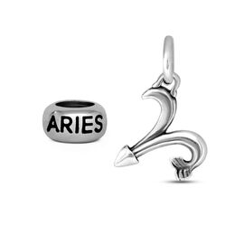 Серебряная подвеска со знаком зодиака Овен Ciclon Aries