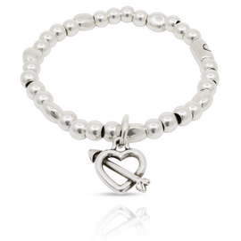 Серебряный браслет с сердечком Ciclon Cuore in Love