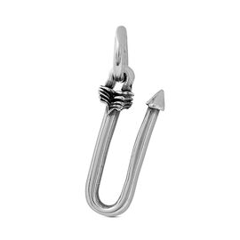 Серебряная подвеска буква большая U Ciclon Fletters
