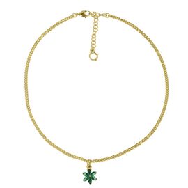 Золотое колье с подвеской Ciclon Petalos, Размер (мм): 420-440