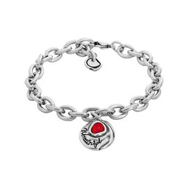 Серебряный браслет женский красный Ciclon Wonderfull