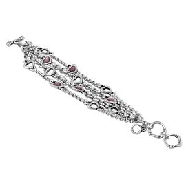 Серебряный браслет с сердечками Ciclon Gotas de Amor