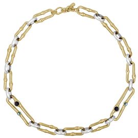 Золотое колье с муранским стеклом Ciclon Azami Oro, Размер (мм): 440-490