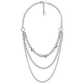 Серебряное колье с муранским стеклом Ciclon Allende