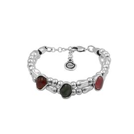 Серебряный браслет с муранским стеклом Ciclon Malva