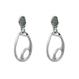 Серебряные серьги с муранским стеклом Ciclon Deba