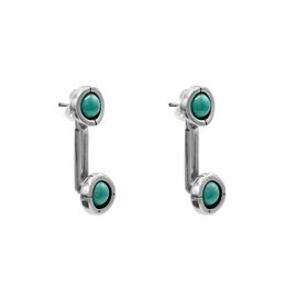 Серебряные серьги с муранским стеклом Ciclon Divino