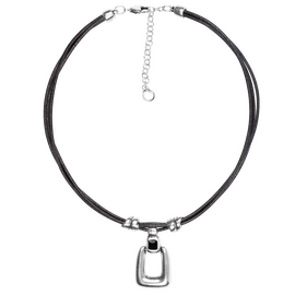 Серебряное колье женское с муранским стеклом Ciclon Chik