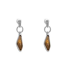 Серебряные серьги женские с муранским стеклом Ciclon Braies