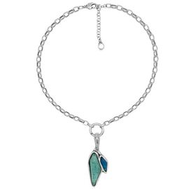 Серебряное колье женское с муранским стеклом Ciclon Joux
