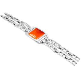 Серебряный браслет женский с муранским стеклом Ciclon Metal, Размер (мм): 175-180