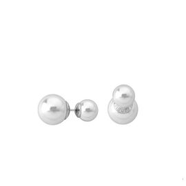 Серебряные серьги с органческим жемчугом Majorica Fine Silver